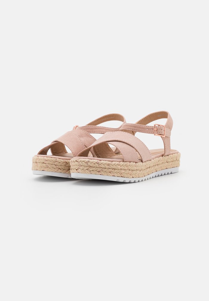 Sandales Anna Field Espadrillas Boucle Rose Clair Femme | QVF-8957429